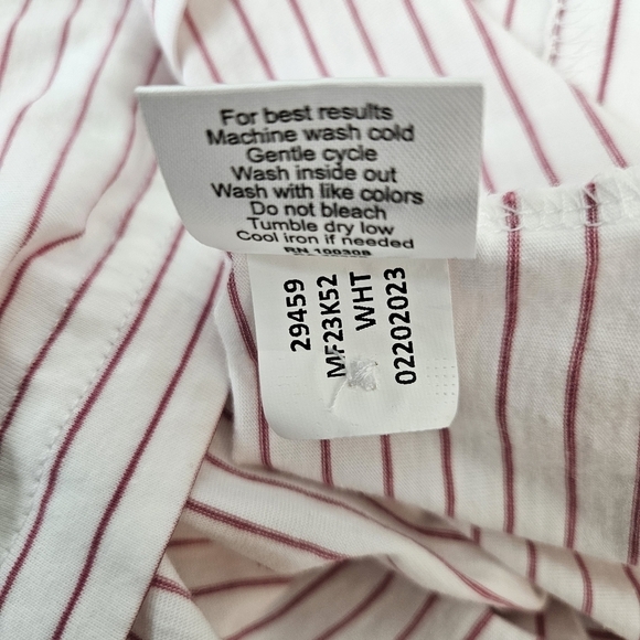 Peter Millar Pima Cotton USGA Short Sleeve Striped Polo Knit Shirt XL - Picture 8 of 8